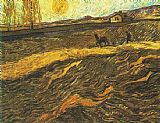 Champ et laboureur 1889 by Vincent van Gogh